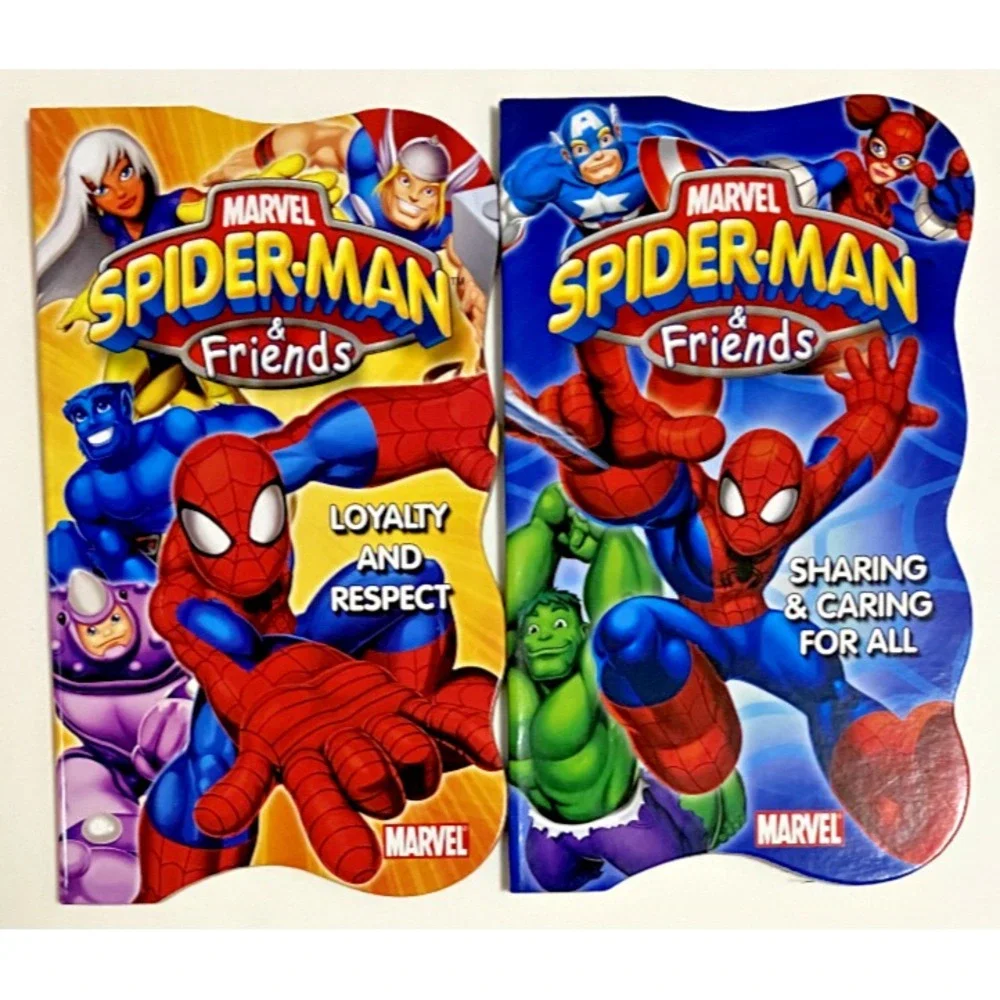 Spider-Man & Friends LOYALTY AND RESPECT & SHARING & CARING‎ FOR ALL Board Books